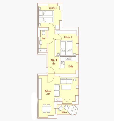 Smidt 4 Strandnüst Apartment Rostock